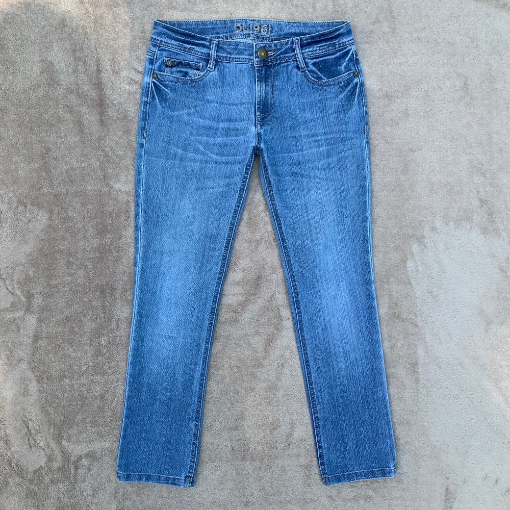 DL1961 Toni Bowie High Rise Cropped 4-Way Stretch Jeans